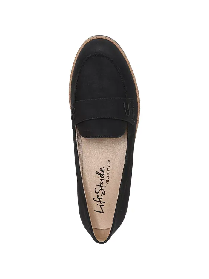 Женские лоферы Zee Slip On Penny LifeStride — изображение 6 из 8, черный/черный