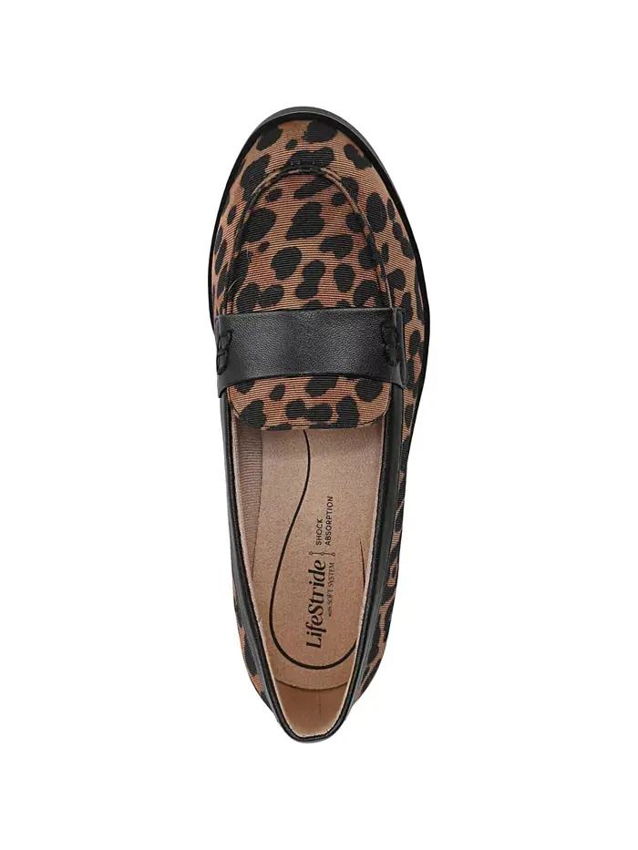 Женские лоферы Zee Slip On Penny LifeStride — изображение 4 из 8, коричневый