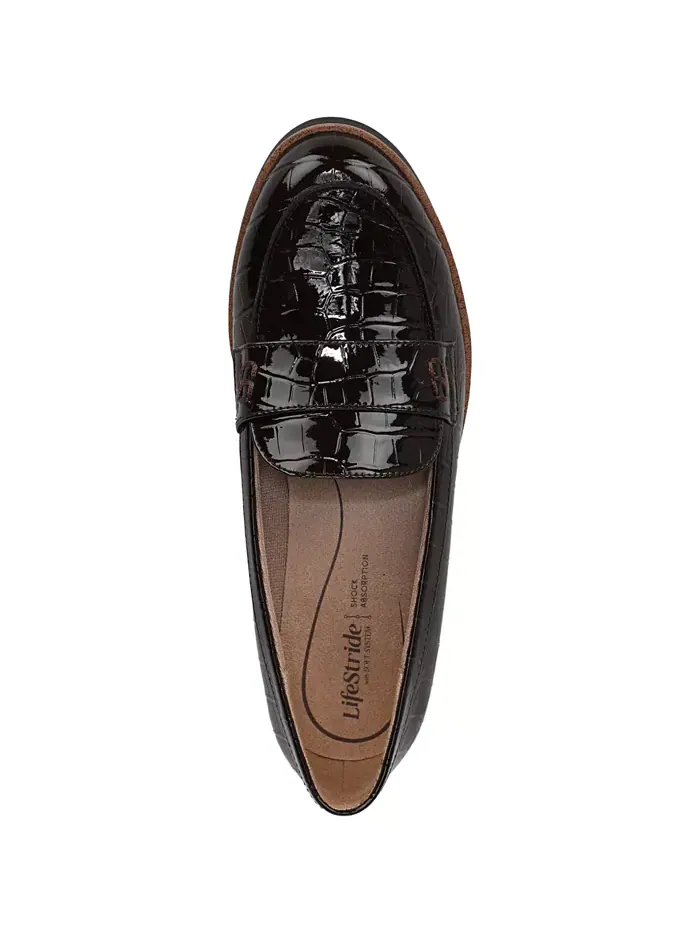 Женские лоферы Zee Slip On Penny Lifestride — изображение 4 из 8, коричневый