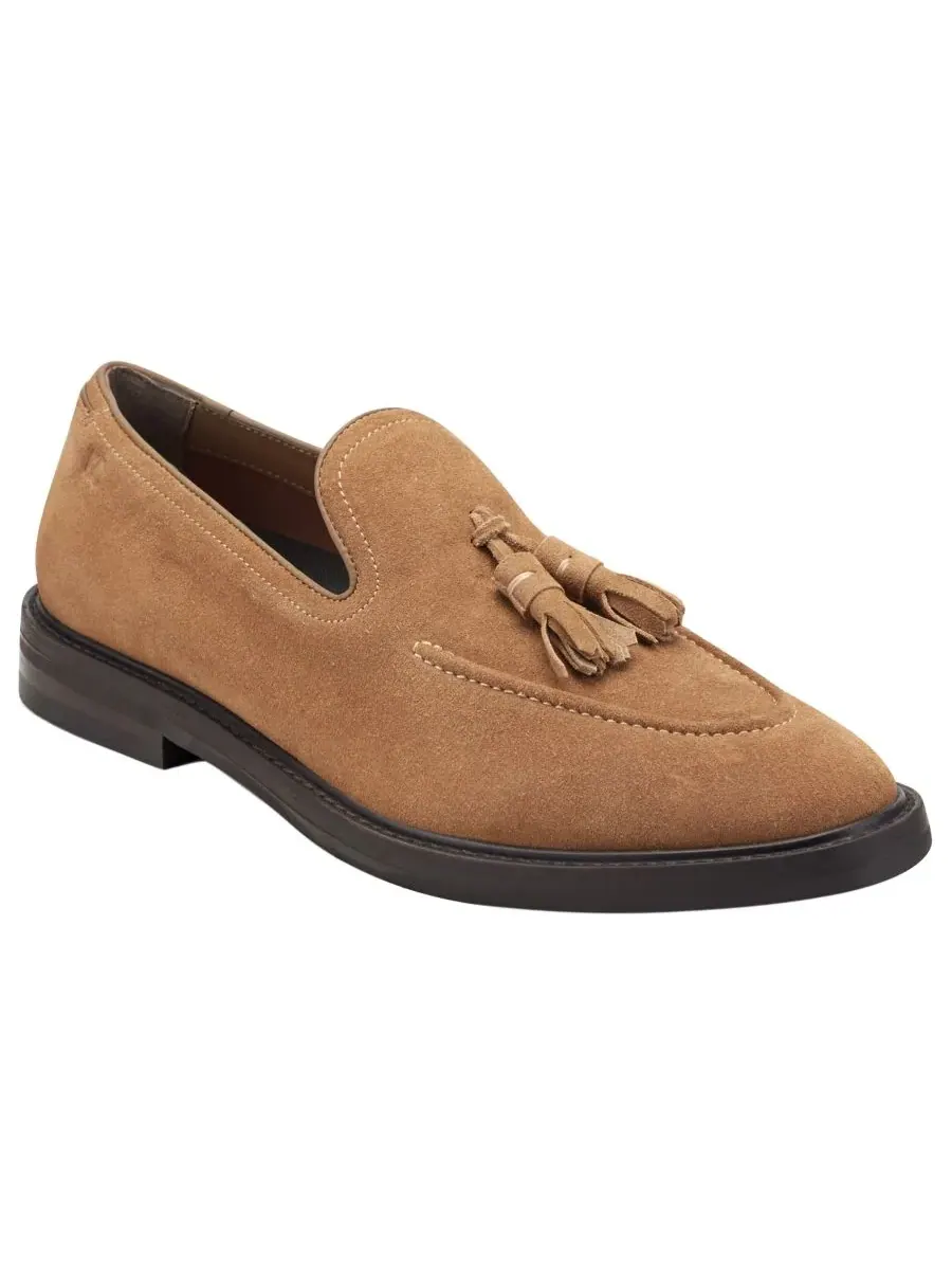 Мужские лоферы Madison с кисточками и застежкой-липучкой Kenneth Cole New York — изображение 1 из 5, бежевый