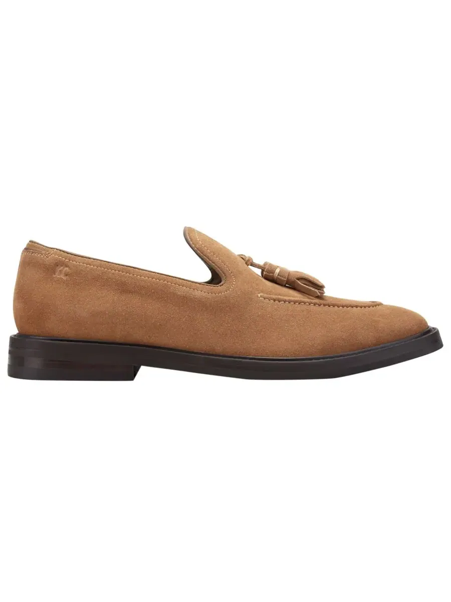 Мужские лоферы Madison с кисточками и застежкой-липучкой Kenneth Cole New York — изображение 2 из 5, бежевый