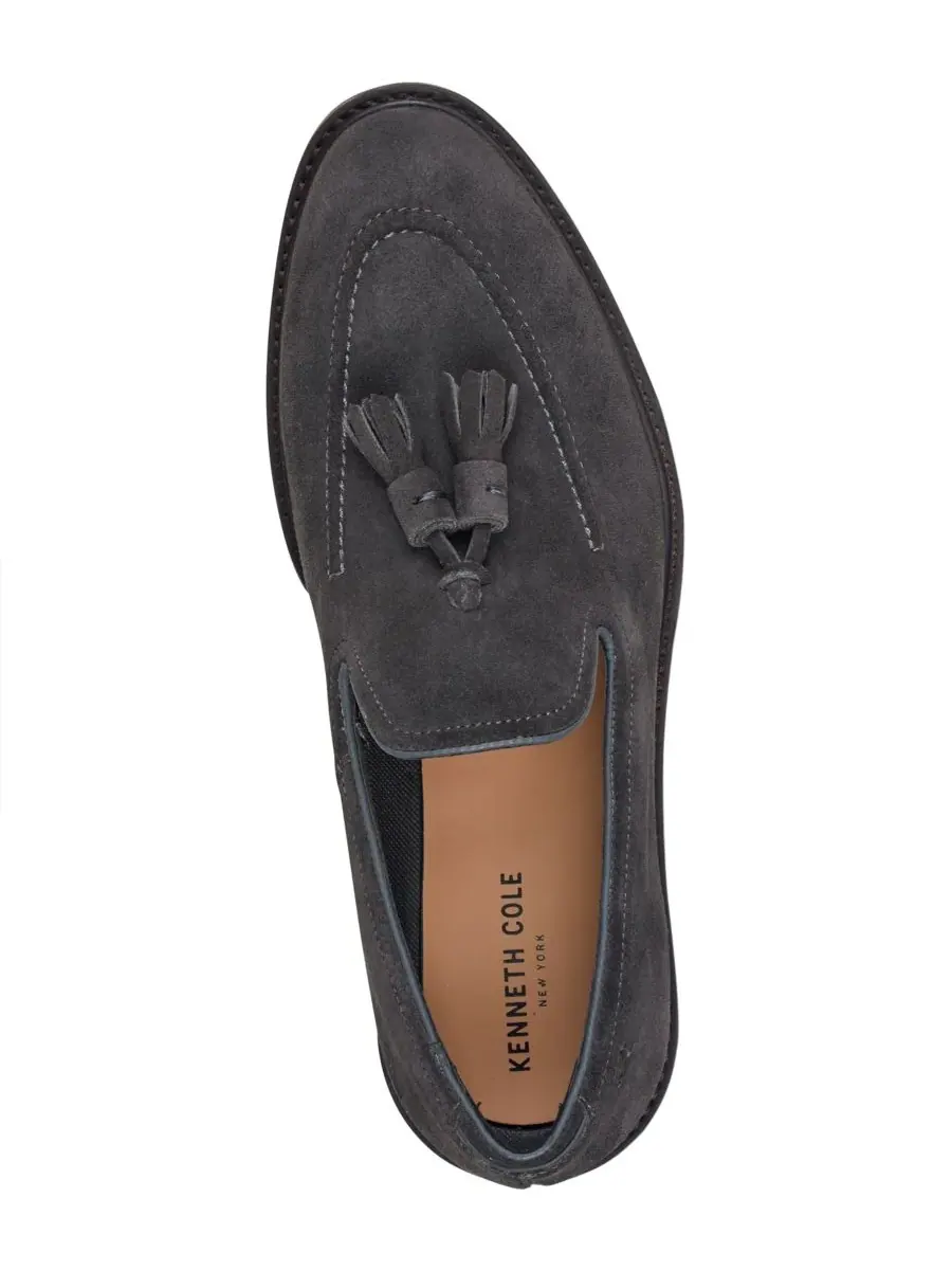 Мужские лоферы Madison с кисточками и застежкой-липучкой Kenneth Cole New York — изображение 4 из 5, темно-серый