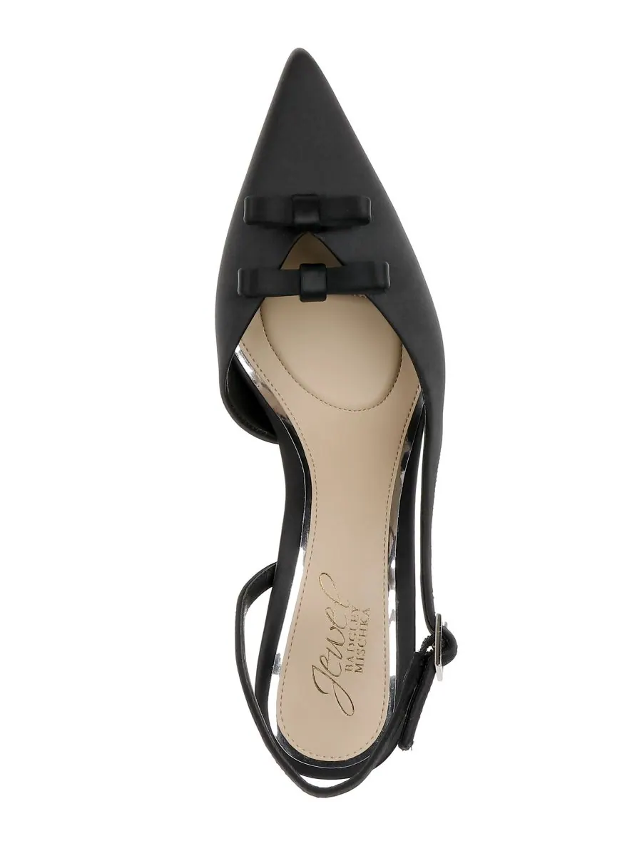 Женские вечерние туфли Ellery Bow Jewel Badgley Mischka — изображение 4 из 6, черный