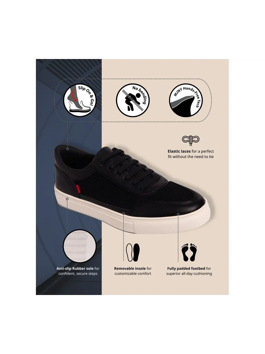 Женские модные кроссовки Columbia Street Hands-Free Slip On Technology Marc Joseph New York — изображение 4 из 5, черный