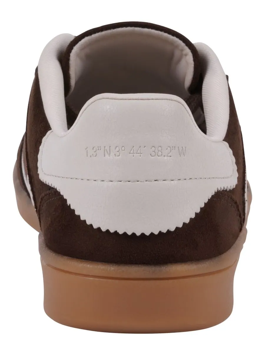 Женские кроссовки Milan на шнуровке GC Shoes, Chocoloate Suede — изображение 3 из 5