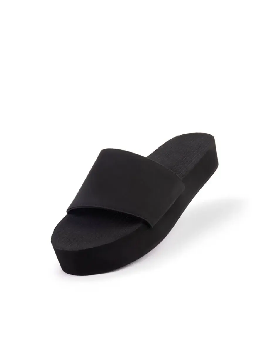 Женские шлепанцы на платформе Indosole