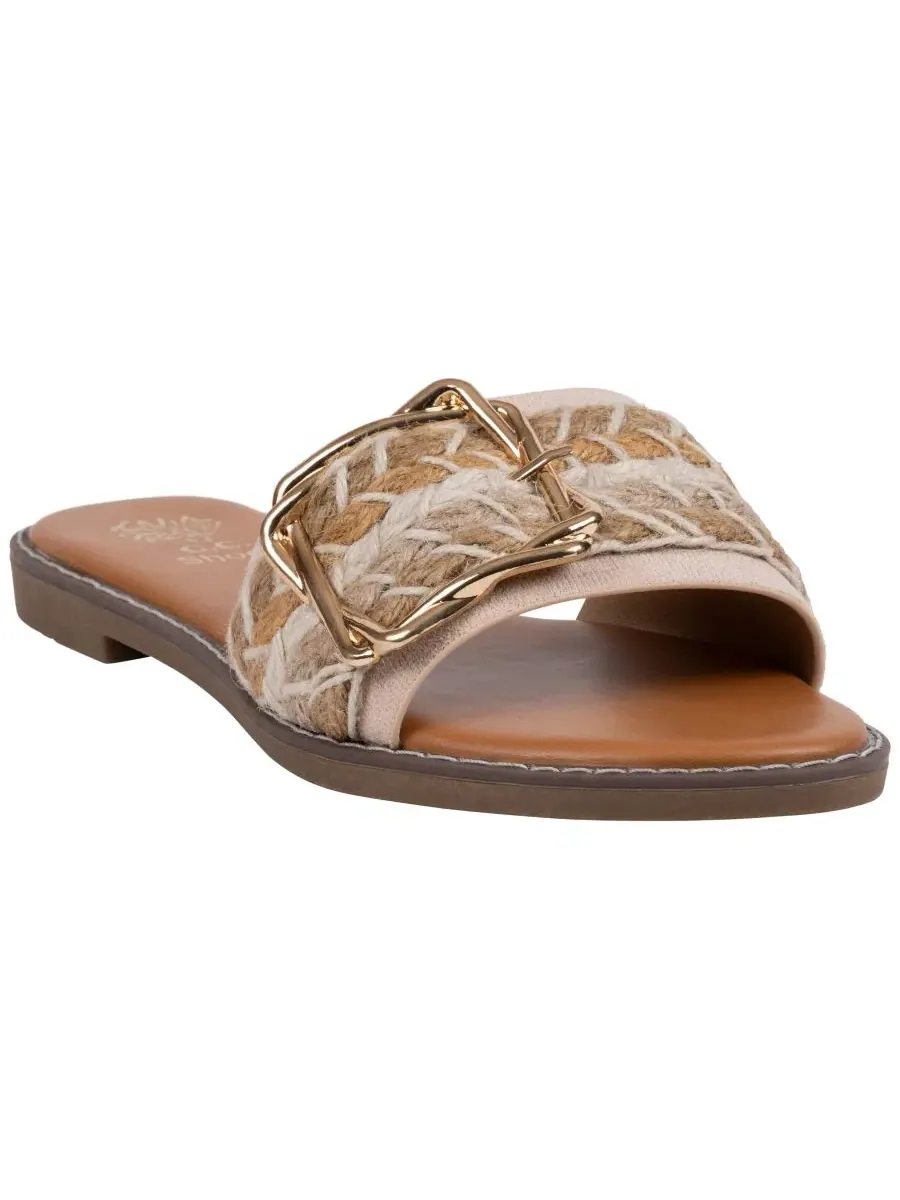 Женские сандалии Devon с петлей для пальца Gc Shoes, нюдовый — изображение 1 из 5, нудовый