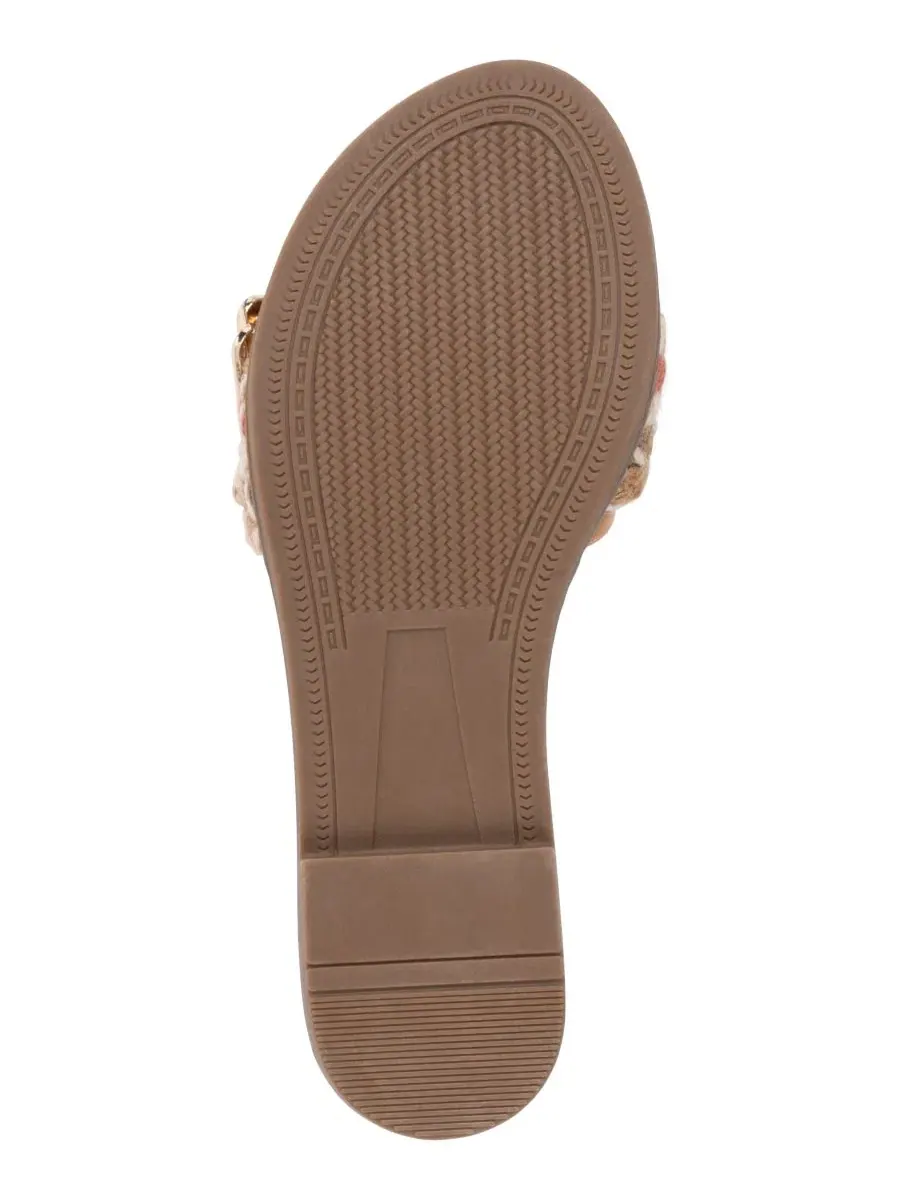 Женские сандалии Devon с петлей для пальца Gc Shoes — изображение 5 из 5, бежевый
