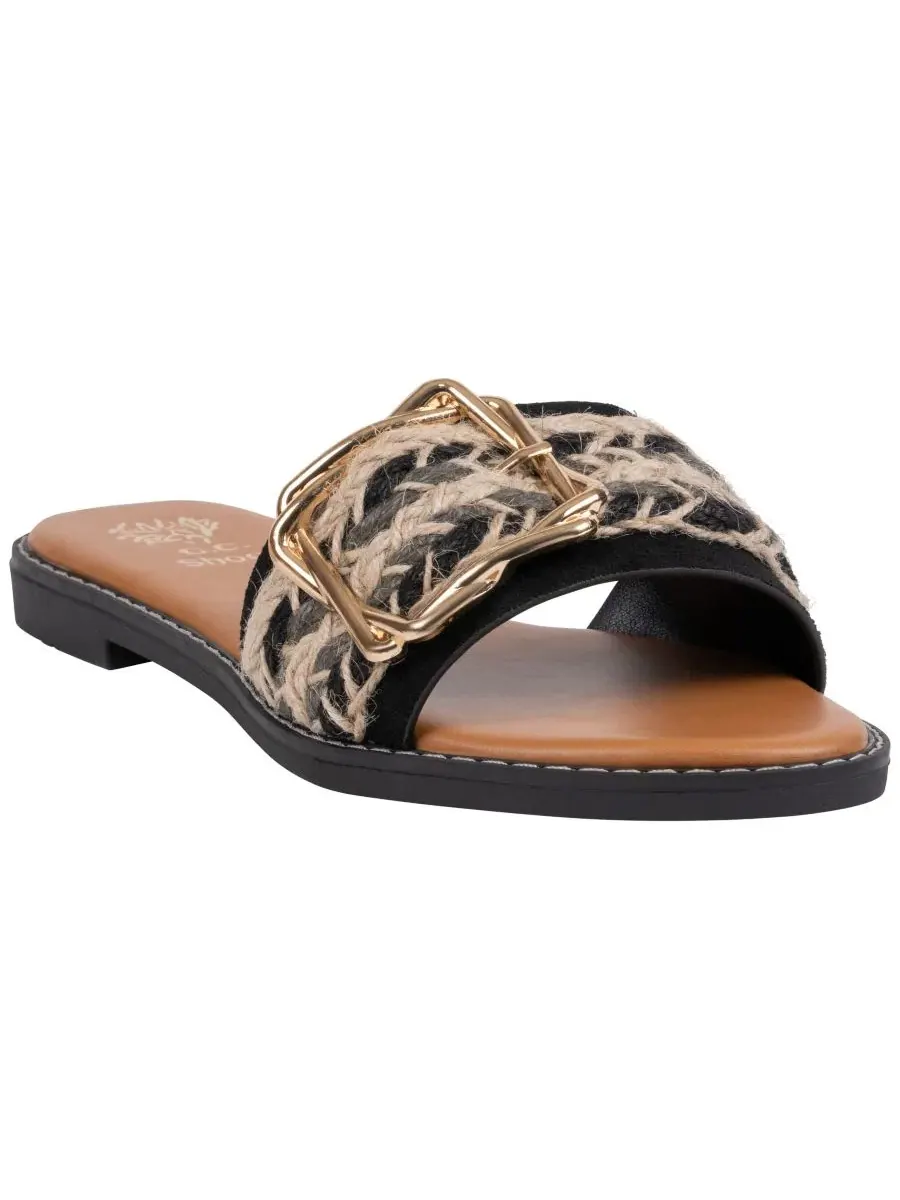 Женские сандалии Devon с петлей для пальца Gc Shoes — изображение 1 из 5, черный