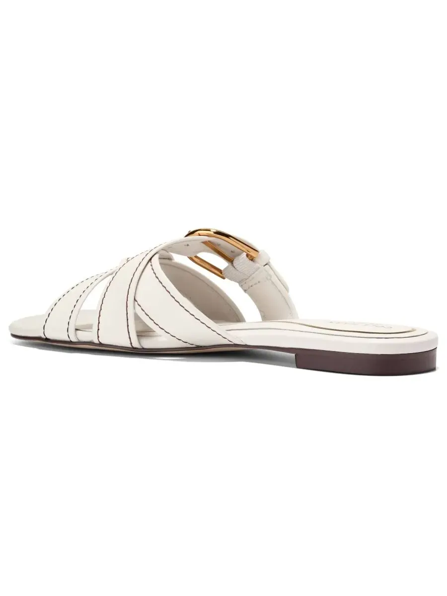 Женские сандалии-шлепанцы Velma с пряжкой Cole Haan — изображение 3 из 7, пудра