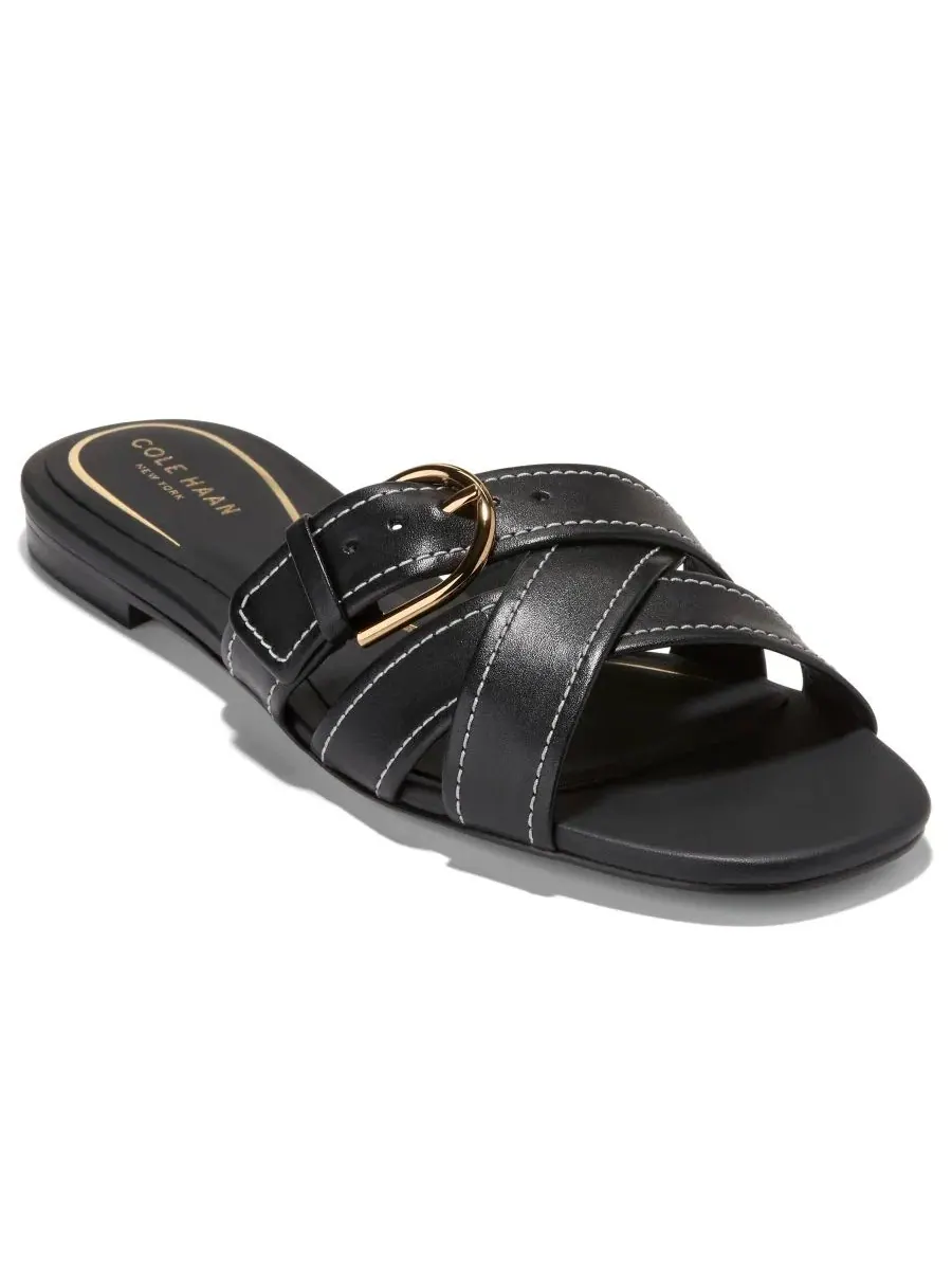 Женские сандалии-шлепанцы Velma с пряжкой Cole Haan
