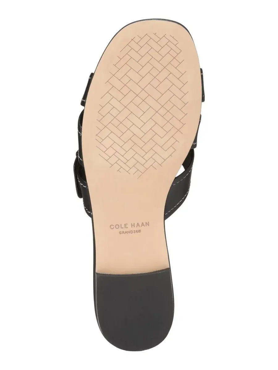 Женские сандалии-шлепанцы Velma с пряжкой Cole Haan — изображение 5 из 7, черный