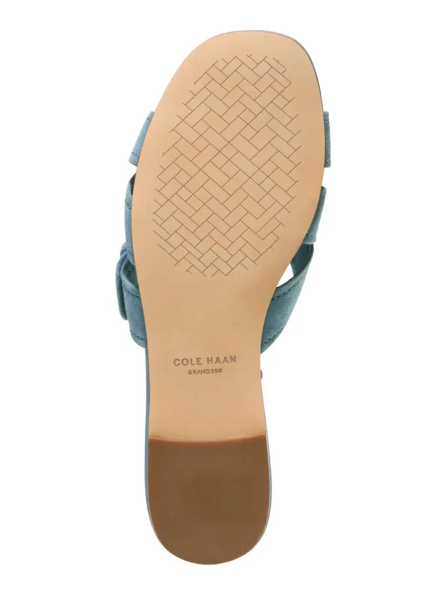 Женские сандалии-шлепанцы Velma с пряжкой Cole Haan — изображение 5 из 7, синий