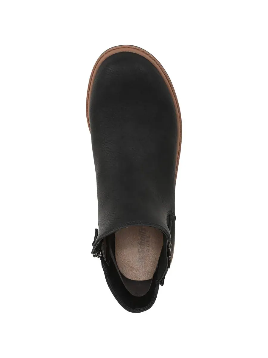 Женские короткие ботинки челси с круглым носком Calm One Round Toe Dr. Scholl's — изображение 4 из 5, черный