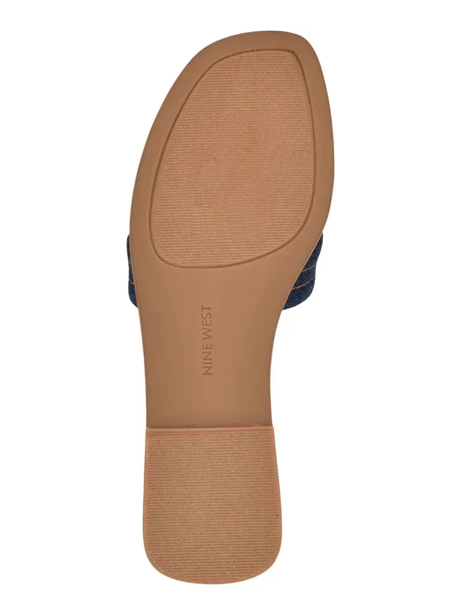 Женские сандалии-слипоны Gammy с перекрестными ремешками Nine West — изображение 5 из 5