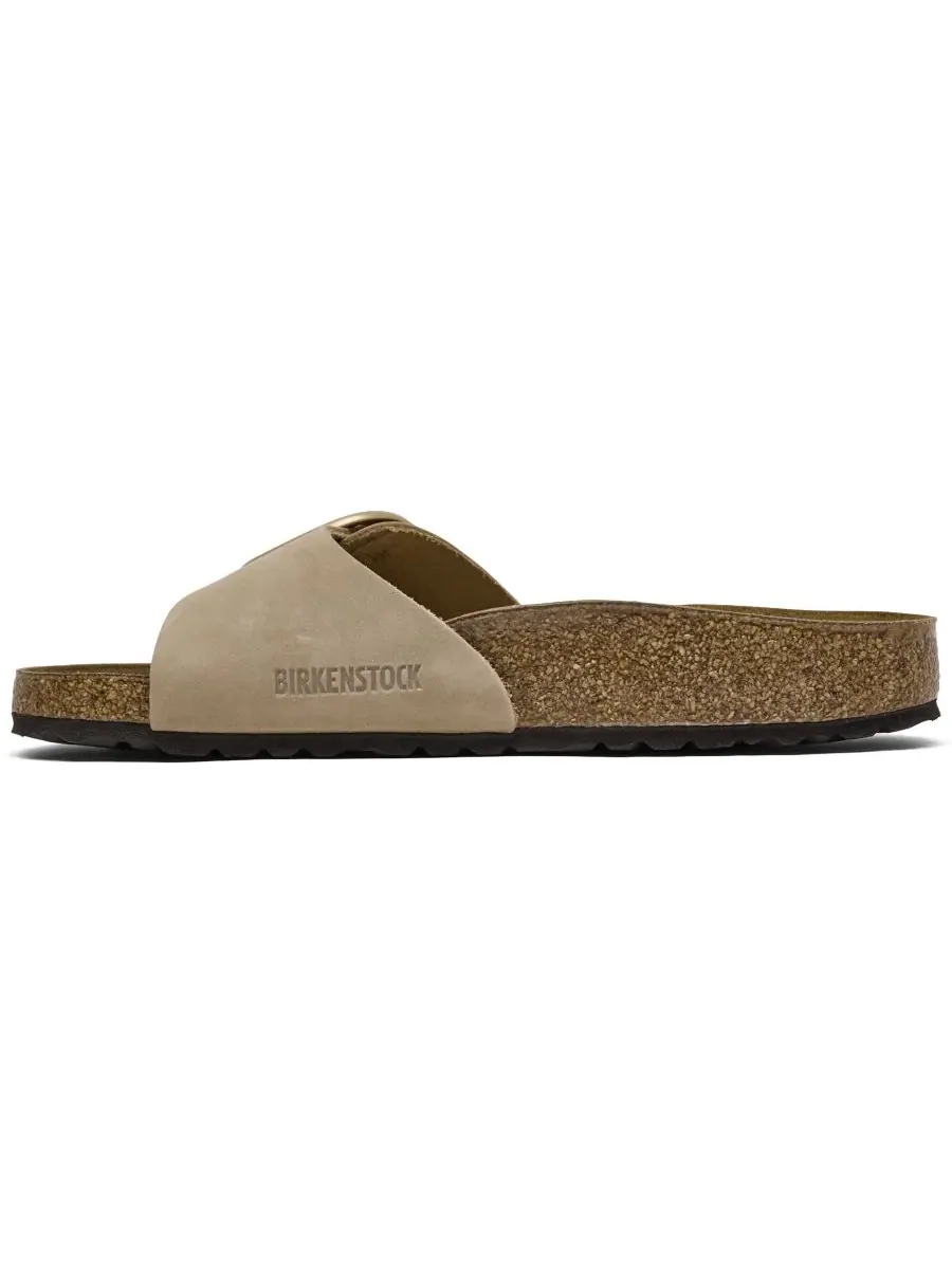 Босоножки Madrid Big Buckle Birkenstock — изображение 4 из 8, бежевый