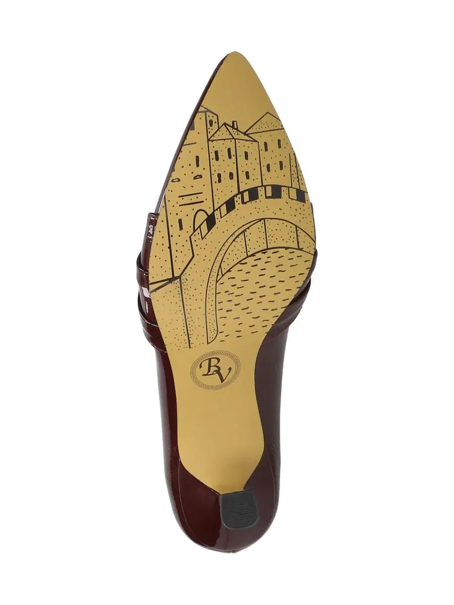 Туфли-лодочки Ziggy Slip-On Bella Vita — изображение 5 из 6, бордовый