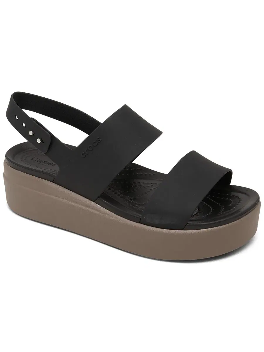 Босоножки-танкетки Brooklyn Low Wedge Crocs