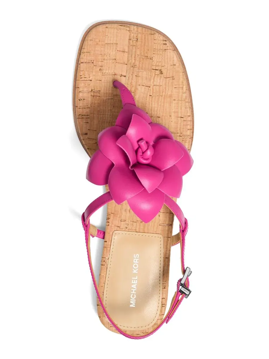 Женские сандалии-вьетнамки Jacie с пряжкой Michael Kors — изображение 3 из 5, розовый