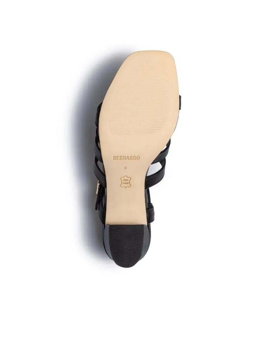 Женские сандалии Novi на среднем каблуке Bernardo Footwear — изображение 4 из 4, черный