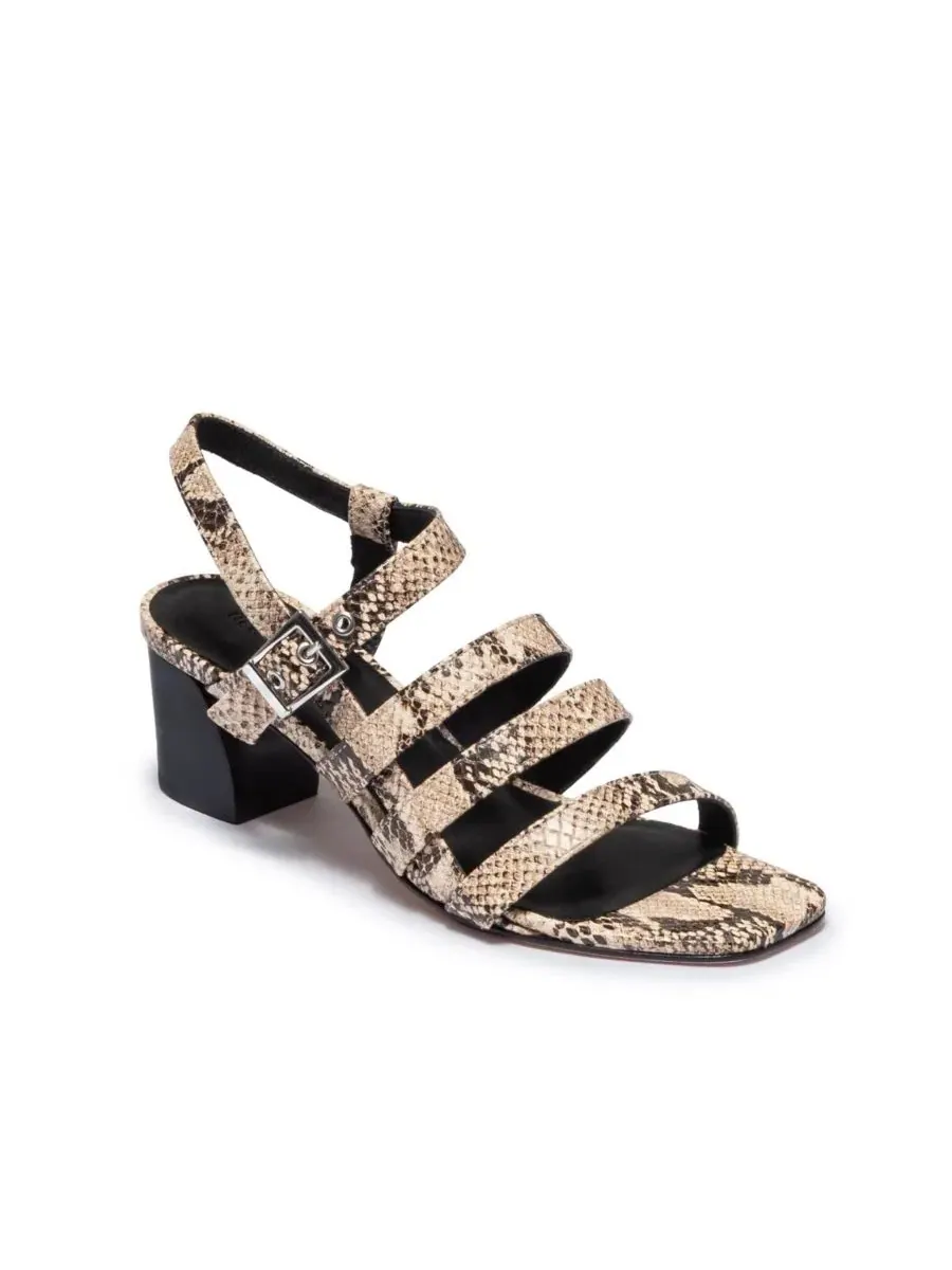 Женские сандалии Novi на среднем каблуке Bernardo Footwear — коричневый
