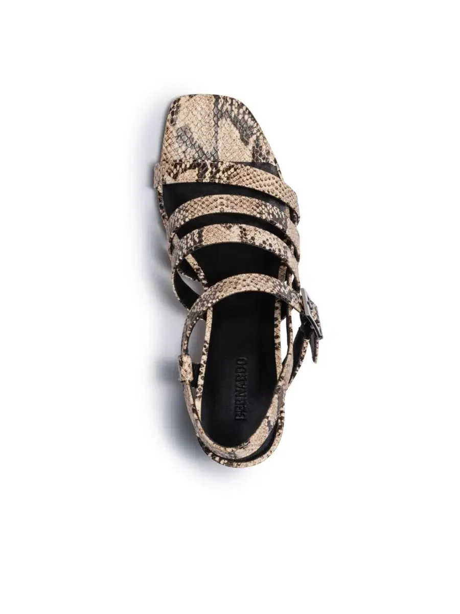 Женские сандалии Novi на среднем каблуке Bernardo Footwear — изображение 4 из 5, натуральный