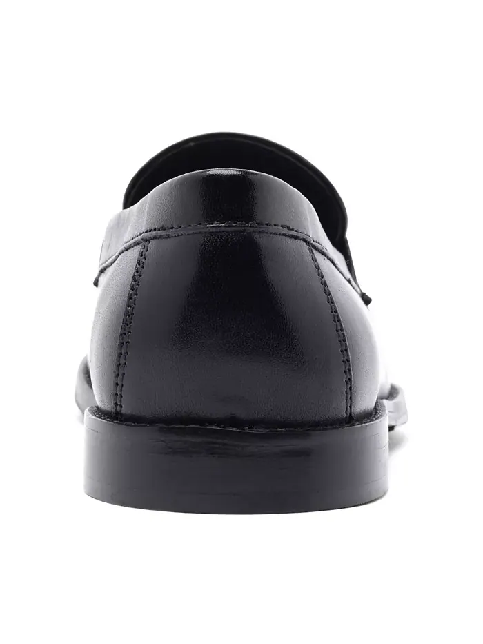 Мужские кожаные лоферы Sherman Penny Slip-On Anthony Veer — изображение 3 из 5, черный