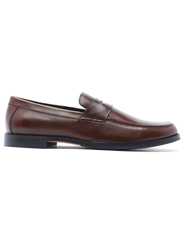 Мужские кожаные лоферы Sherman Penny Slip-On Anthony Veer — изображение 2 из 5, коричневый