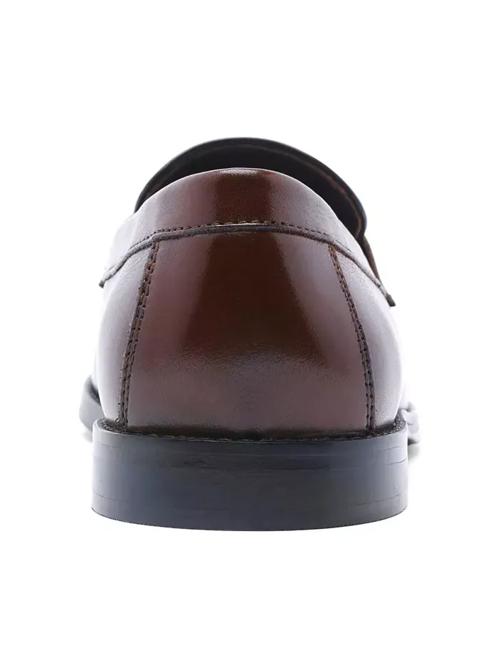 Мужские кожаные лоферы Sherman Penny Slip-On Anthony Veer — изображение 3 из 5, коричневый