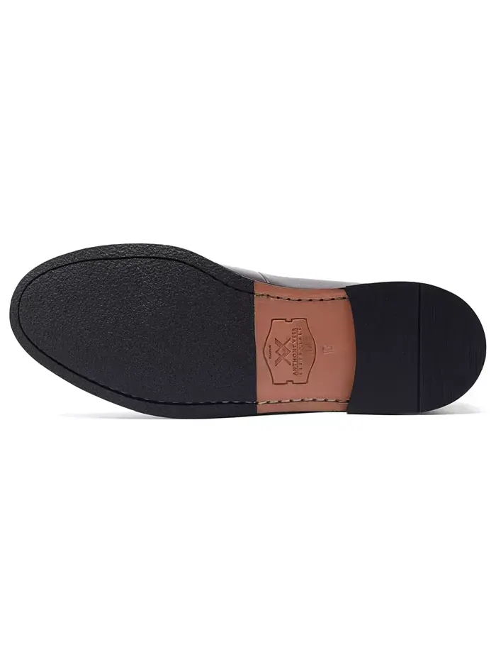 Мужские кожаные лоферы Sherman Penny Slip-On Anthony Veer — изображение 5 из 5, коричневый