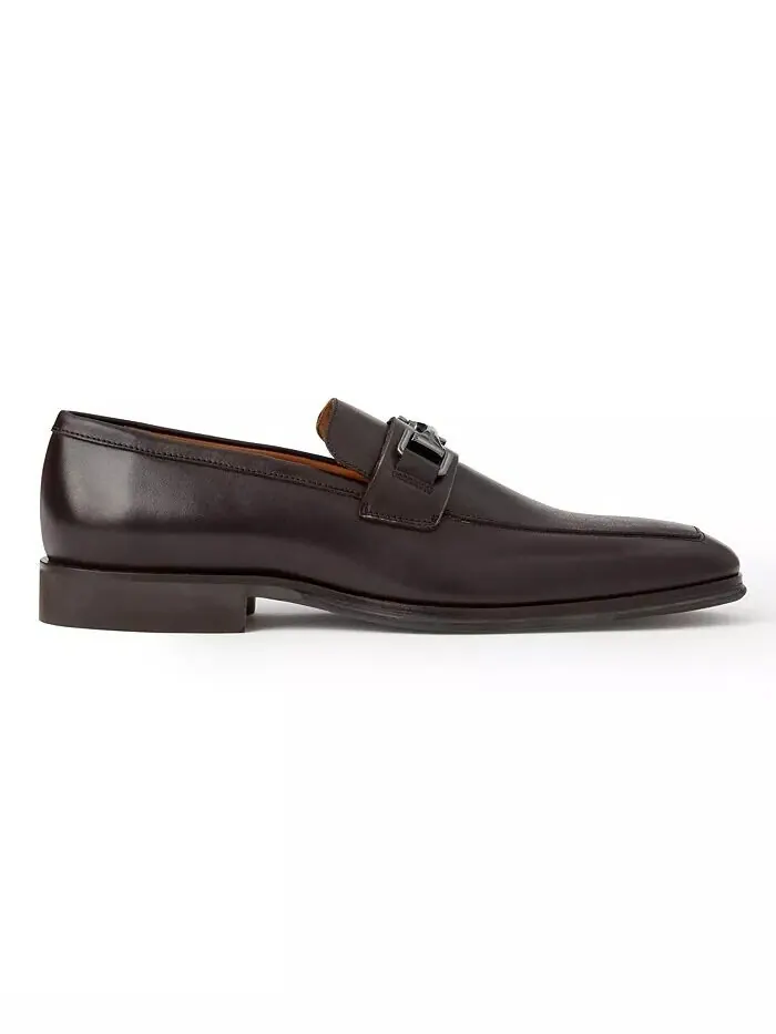 Мужские туфли Raging Bit Slip-On Bruno Magli — изображение 2 из 9, коричневый