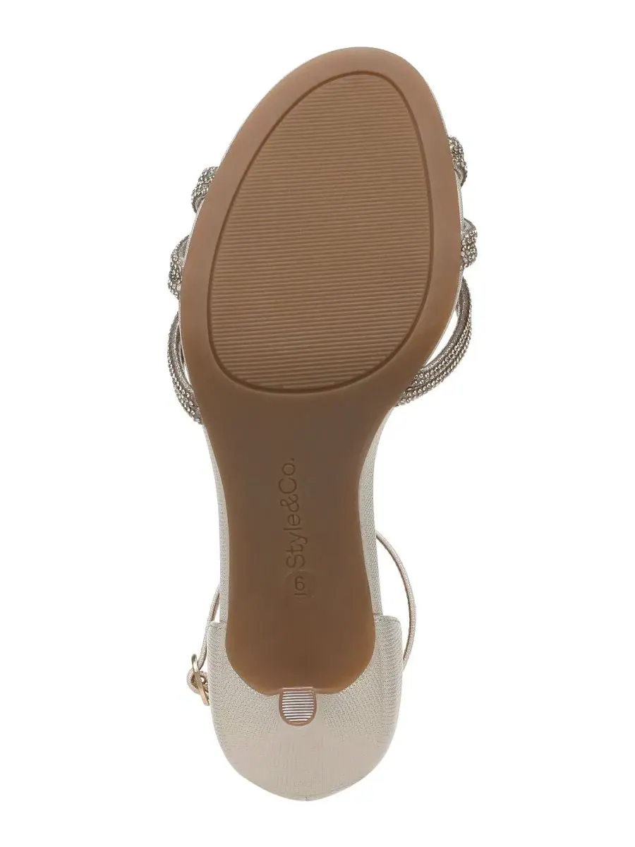 Женские босоножки на каблуке-шпильке с регулируемым ремешком Peachyy Almond Toe Evening Style & Co — изображение 5 из 5