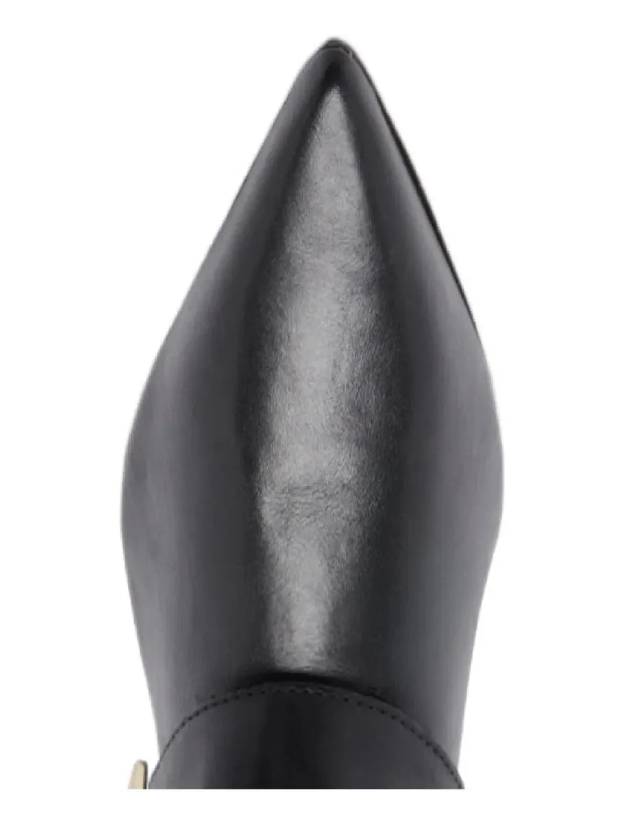 Женские ботильоны на каблуке с пряжкой, модель Kenny Mid Stiletto Arezzo — изображение 4 из 5, черный
