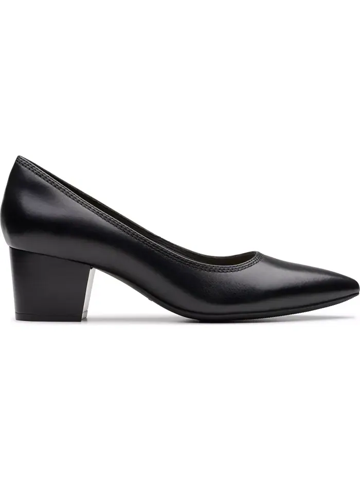 Туфли женские Clarks Ellanie Hope, блочный каблук — изображение 2 из 8, черный