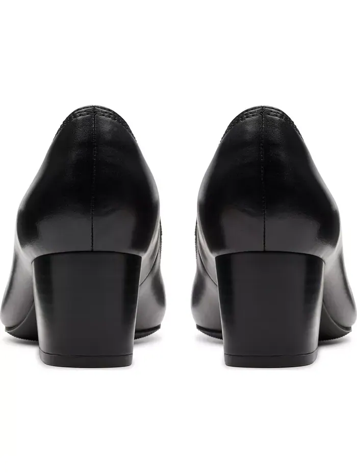 Туфли женские Clarks Ellanie Hope, блочный каблук — изображение 3 из 8, черный