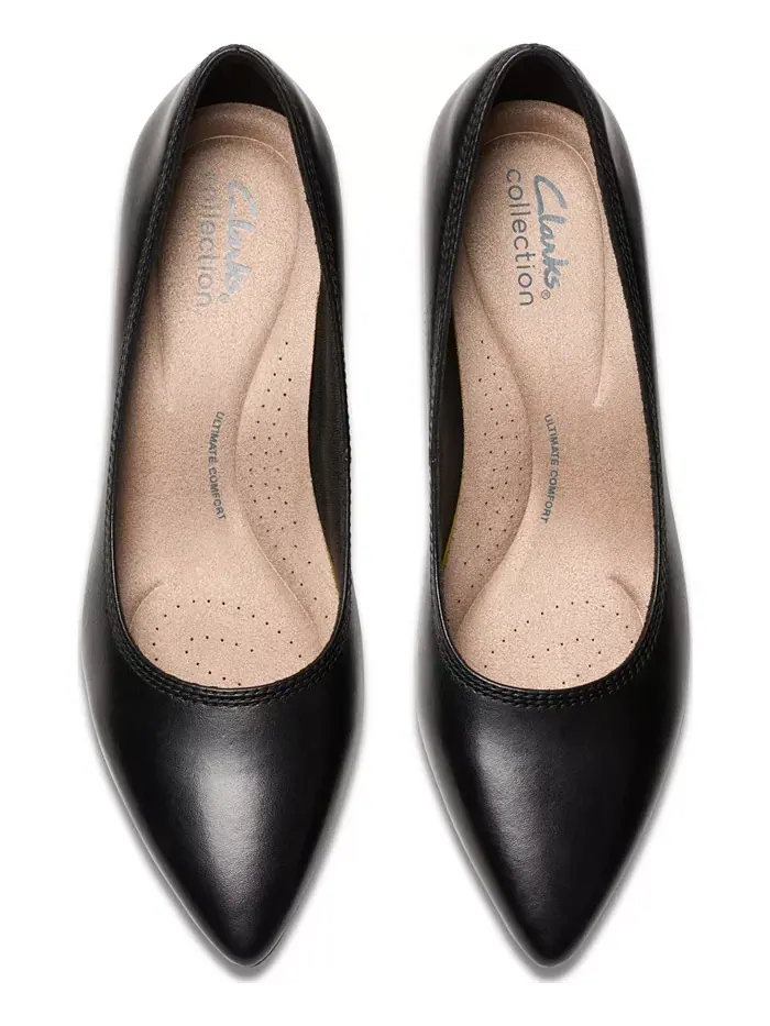 Туфли женские Clarks Ellanie Hope, блочный каблук — изображение 4 из 8, черный