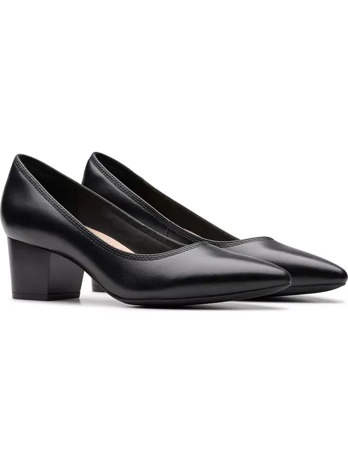 Туфли женские Clarks Ellanie Hope, блочный каблук — изображение 5 из 8, черный