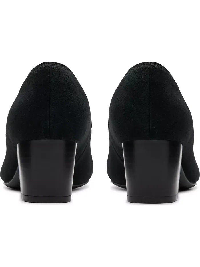 Туфли женские Clarks Ellanie Hope, блочный каблук — изображение 3 из 8, черный