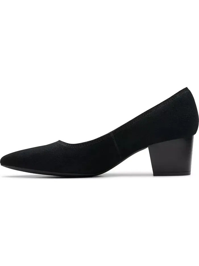 Туфли женские Clarks Ellanie Hope, блочный каблук — изображение 7 из 8, черный