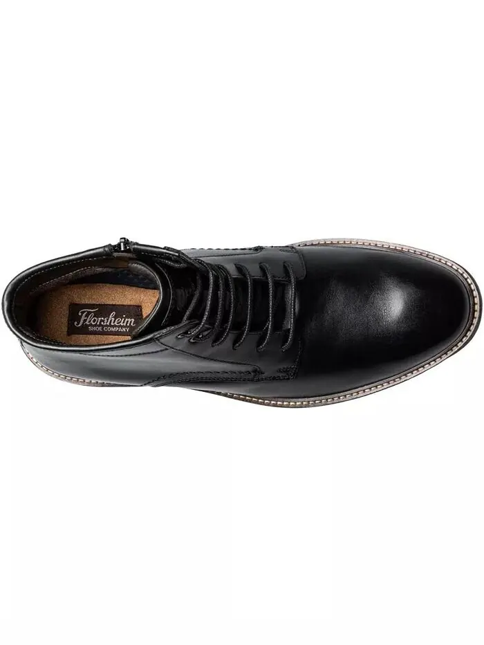 Мужские ботинки Forge на шнуровке с простым носком Florsheim — изображение 6 из 8, черный