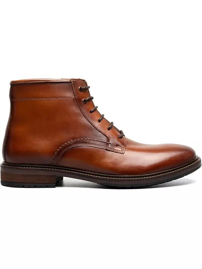 Мужские ботинки Forge на шнуровке с простым носком Florsheim — изображение 2 из 8, коричневый