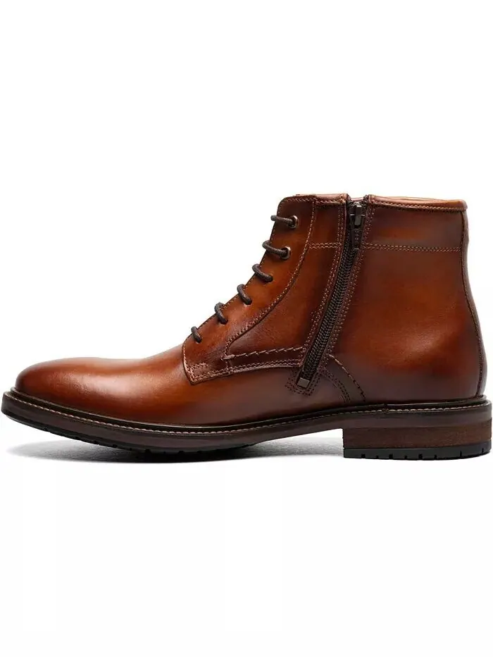 Мужские ботинки Forge на шнуровке с простым носком Florsheim — изображение 3 из 8, коричневый
