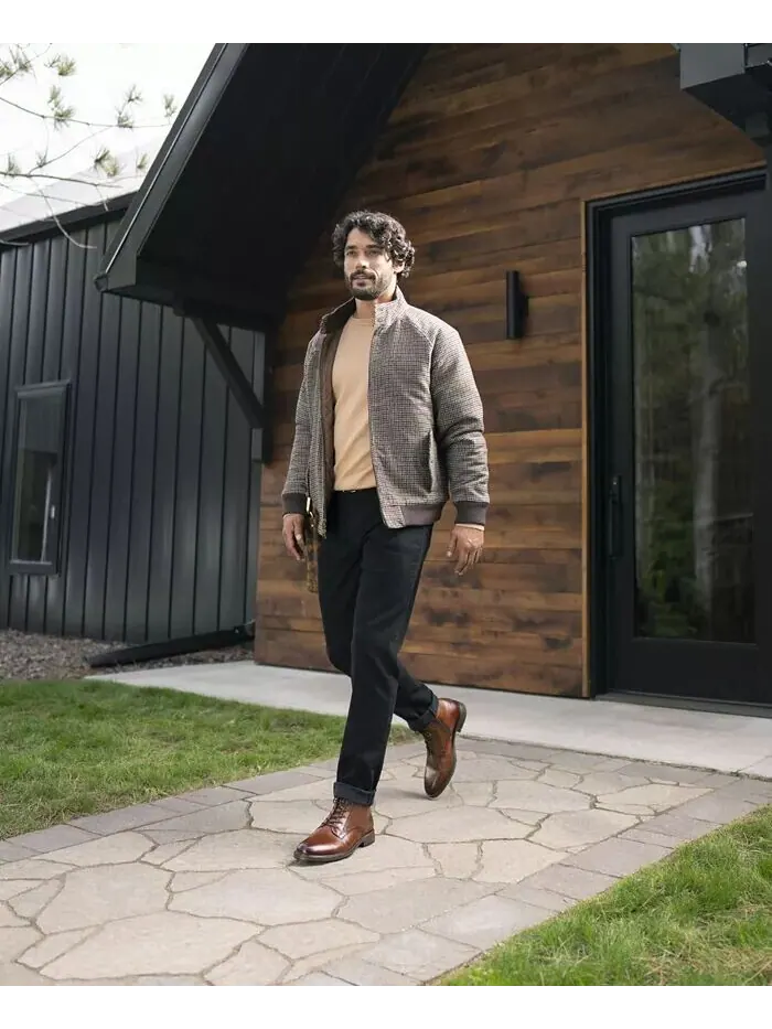 Мужские ботинки Forge на шнуровке с простым носком Florsheim — изображение 8 из 8, коричневый