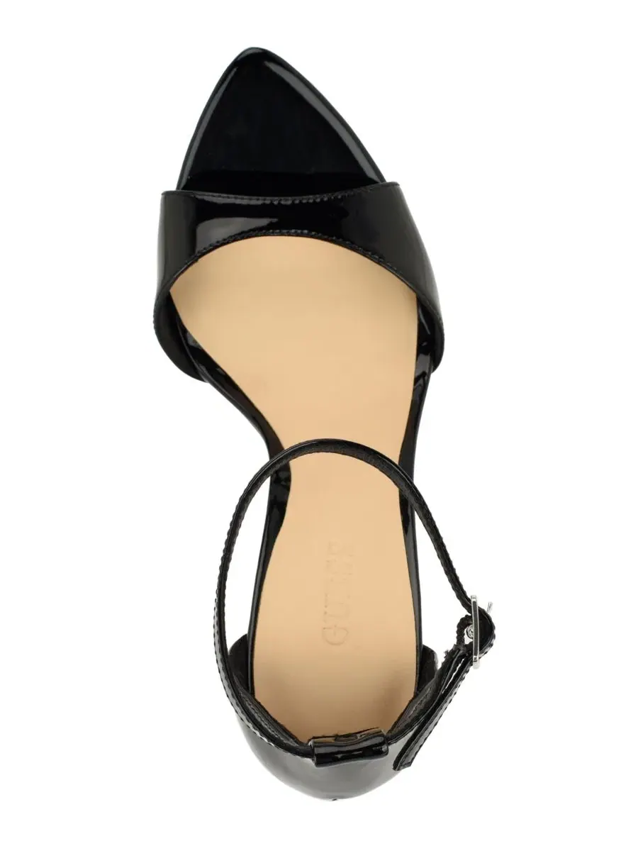 Босоножки на каблуке-шпильке с ремешком на щиколотке Olivey GUESS — изображение 4 из 5, черный