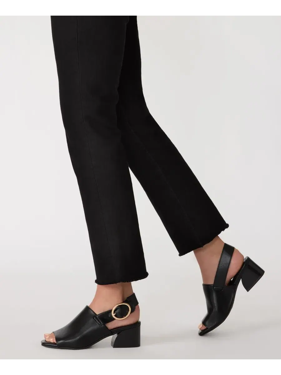 Босоножки на каблуке с квадратным носком Maddy Square Toe Shooties Anne Klein — изображение 8 из 9, черный