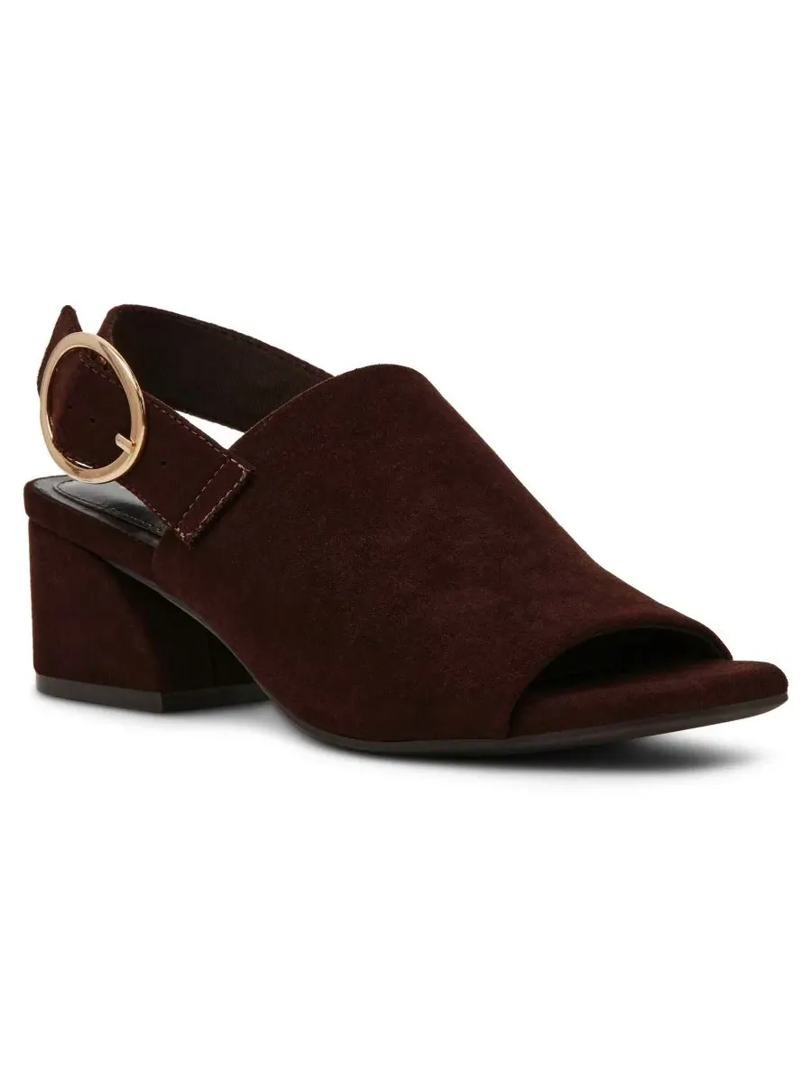 Туфли-лодочки с квадратным носком Maddy Anne Klein, Chocolate Micro — изображение 1 из 8