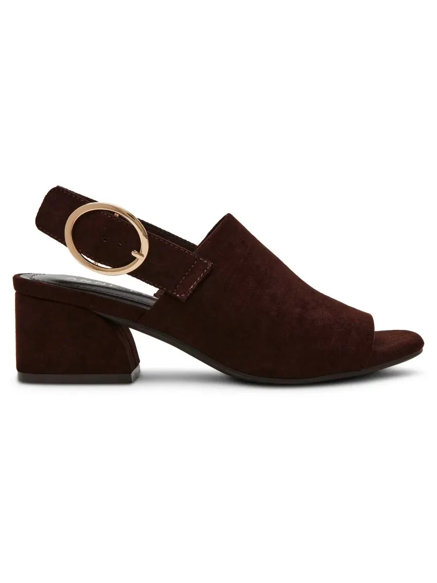 Туфли-лодочки с квадратным носком Maddy Anne Klein, Chocolate Micro — изображение 2 из 8