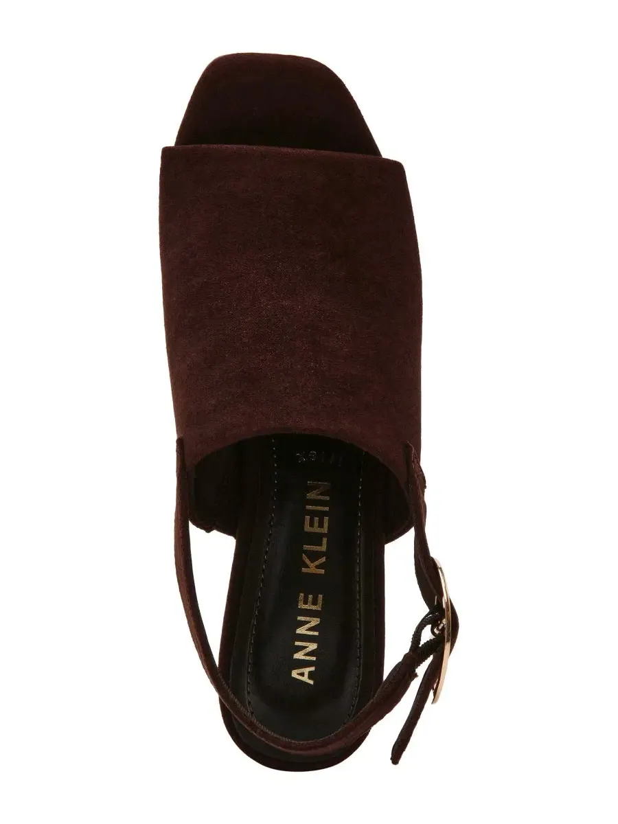 Туфли-лодочки с квадратным носком Maddy Anne Klein, Chocolate Micro — изображение 4 из 8