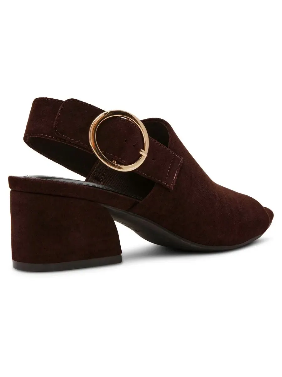 Туфли-лодочки с квадратным носком Maddy Anne Klein, Chocolate Micro — изображение 7 из 8