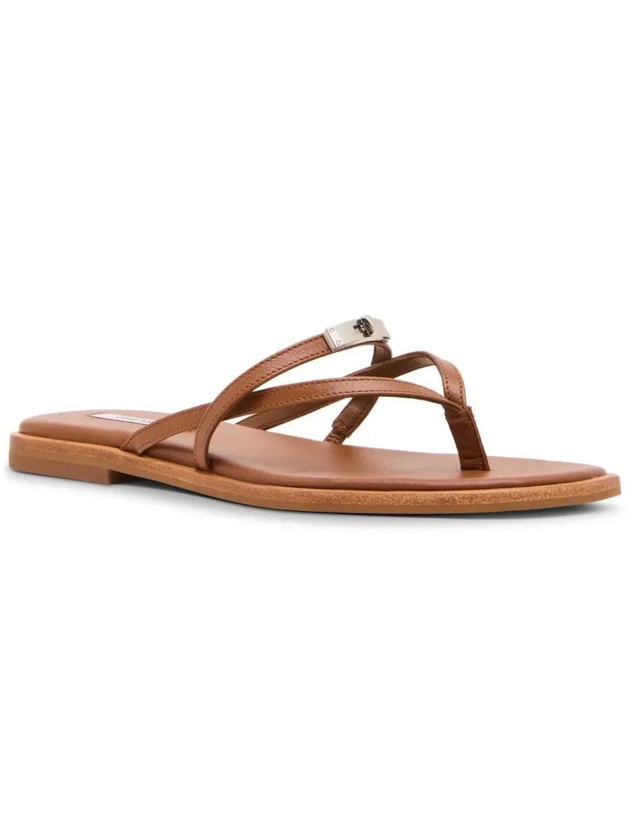 Сандалии-шлепанцы Catalina с пряжкой Steve Madden — изображение 1 из 7, бежевый